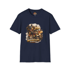 Adventure Buddies T-Shirt Unisex— Dog & Cat Road Trip Graphic Tee
