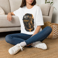 Cat Lover T-Shirt — “More Than a Pet, Family” Graphic Unisex Tee