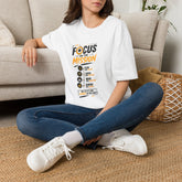 Focus on the Mission Unisex T-Shirt — Motivational Goal-Setting Tee