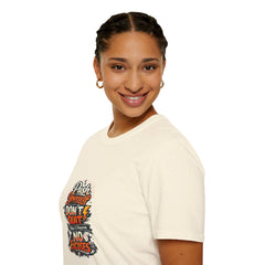 Motivational T-Shirt — "Push Yourself, Don't Quit" Graphic Tee