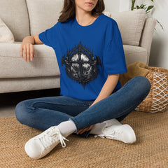 Gothic Cathedral Circle T-Shirt — Dark Architectural Graphic Tee