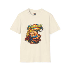 Superhero! Retro Comic Girl T-Shirt