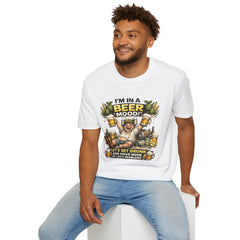 I'm In A Beer Mood Unisex T-Shirt — Funny Beer Drinking Graphic Tee