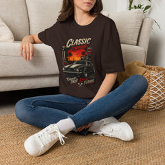 Classic Legends T-Shirt Unisex— Vintage Car Sunset Retro Graphic