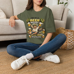 I'm In A Beer Mood Unisex T-Shirt — Funny Beer Drinking Graphic Tee