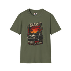 Classic Legends T-Shirt Unisex— Vintage Car Sunset Retro Graphic