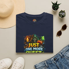 Just One More Quest T-Shirt — Gamer RPG Skull Hood Unisex Graphic Tee