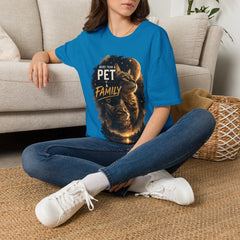 Cat Lover T-Shirt — “More Than a Pet, Family” Graphic Unisex Tee