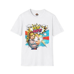 Pop Art! Graphic T-Shirt — Retro Comic Girl Design