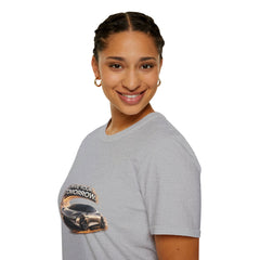 Drive Your Tomorrow T‑Shirt — Futuristic Sports Car Graphic Tee