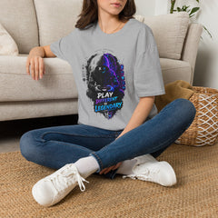 Gaming Hoodie T-Shirt Unisex — "Play Different Legendary" Neon Gamer Graphic Tee
