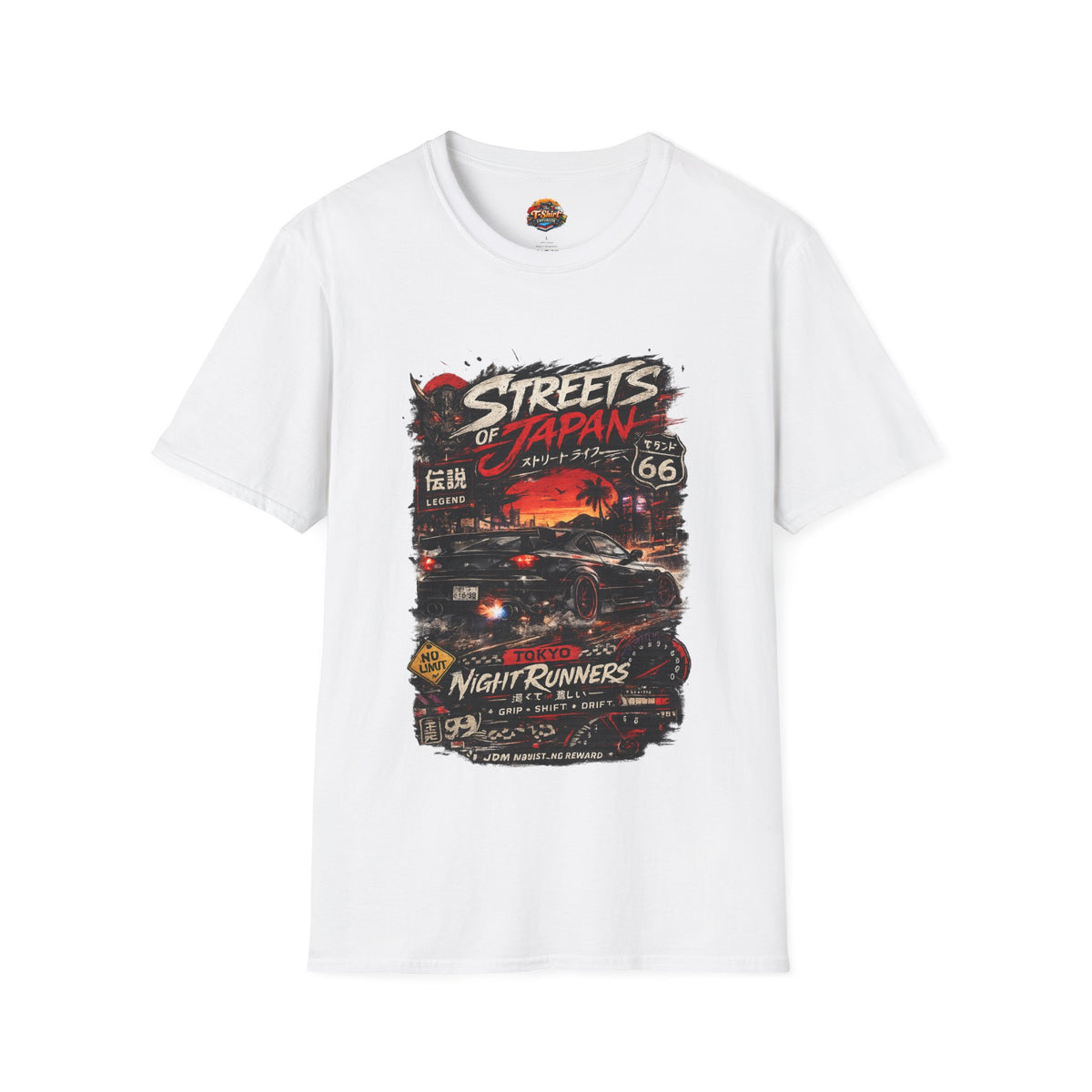 Streets of Japan Graphic Tee Unisex — Vintage Night Racing Japan T-Shirt