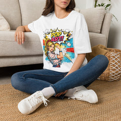 Pop Art! Graphic T-Shirt — Retro Comic Girl Design