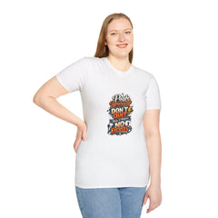Motivational T-Shirt — "Push Yourself, Don't Quit" Graphic Tee