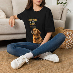 Dog Lover T-Shirt Unisex — “More Than a Pet. Family.” Graphic Tee