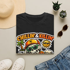Chillin' & Killin' Skull Tee — "Dead Inside" Summer Vibes Unisex T-Shirt
