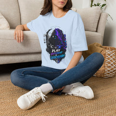 Gaming Hoodie T-Shirt Unisex — "Play Different Legendary" Neon Gamer Graphic Tee