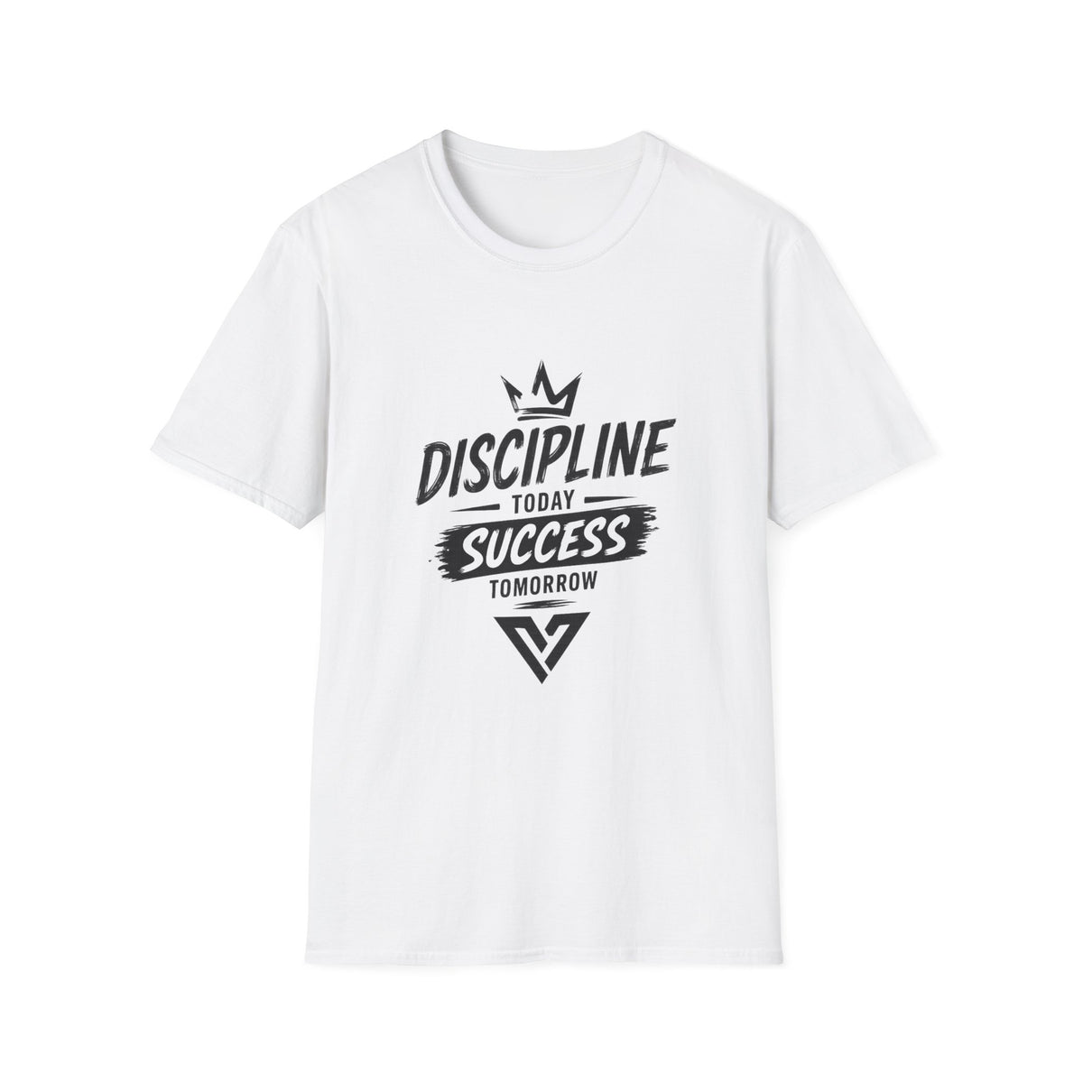 Discipline Today Success Unisex Tomorrow T-Shirt — Motivational Fitness Tee