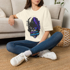 Gaming Hoodie T-Shirt Unisex — "Play Different Legendary" Neon Gamer Graphic Tee