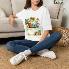 Summer Vibes T-Shirt Unisex — Sunny Popsicle Tropical Graphic Tee