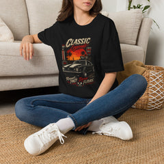Classic Legends T-Shirt Unisex— Vintage Car Sunset Retro Graphic