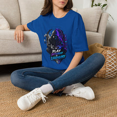 Gaming Hoodie T-Shirt Unisex — "Play Different Legendary" Neon Gamer Graphic Tee