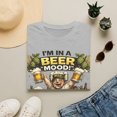 I'm In A Beer Mood Unisex T-Shirt — Funny Beer Drinking Graphic Tee