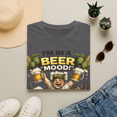 I'm In A Beer Mood  Unisex T-Shirt — Funny Beer Drinking Graphic Tee