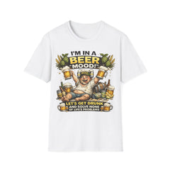 I'm In A Beer Mood  Unisex T-Shirt — Funny Beer Drinking Graphic Tee