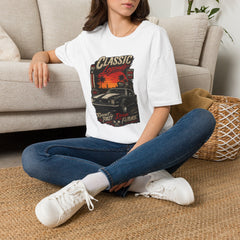Classic Legends T-Shirt Unisex— Vintage Car Sunset Retro Graphic