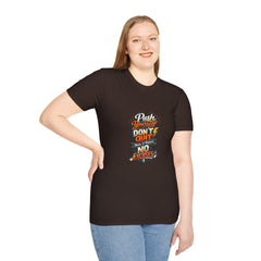Motivational T-Shirt — "Push Yourself, Don't Quit" Graphic Tee